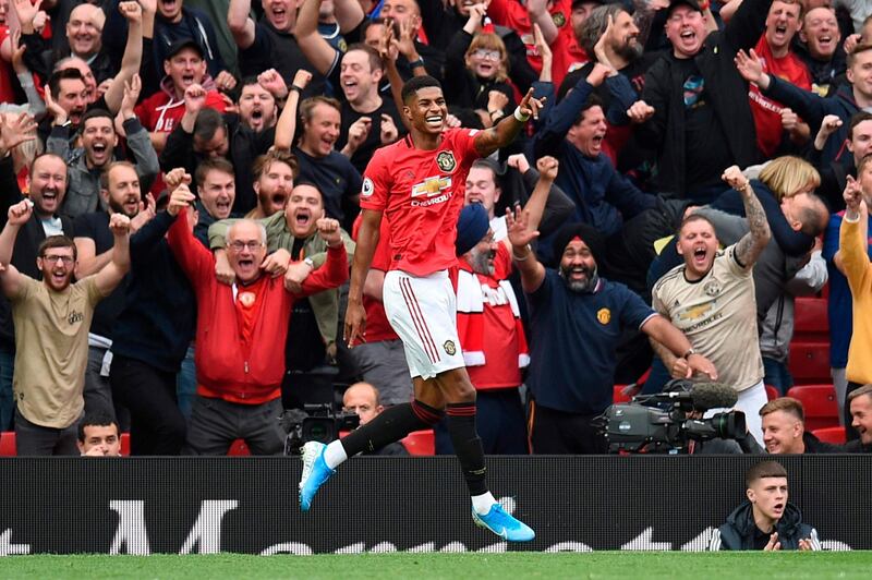 Striker: Marcus Rashford (Manchester United) – The scourge of Chelsea. Scored two brilliantly-taken goals and played a part in Anthony Martial’s strike in a 4-0 thrashing. AFP