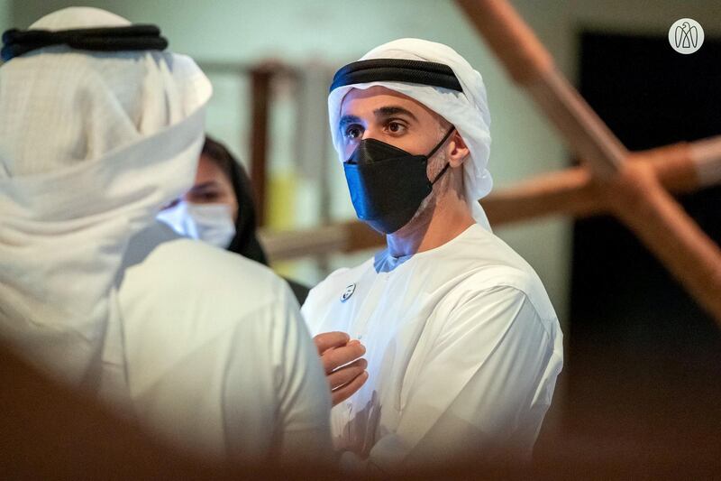 Khaled bin Mohamed bin Zayed has opened the House of Artisans, which pays tribute to and celebrates UAE artisans. Courtesy Abu Dhabi Media