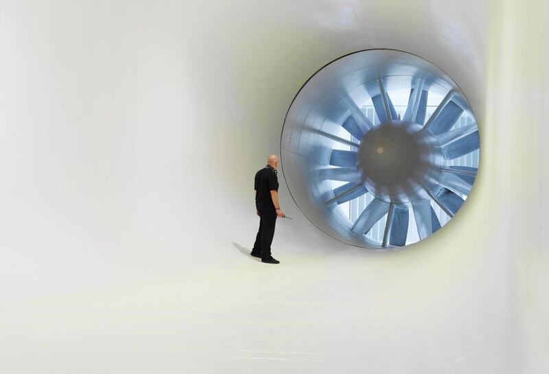 The McLaren Technology Centre wind tunnel is a work of art in itself. Courtesy: McLaren