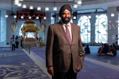 DUBAI, UNITED ARAB EMIRATES. 25 March 2019.  POAN Surender Kandhari, Founder of the Gurdwara in Jebel Ali. (Photo: Antonie Robertson/The National) Journalist: Ramola Talwar. Section: National.