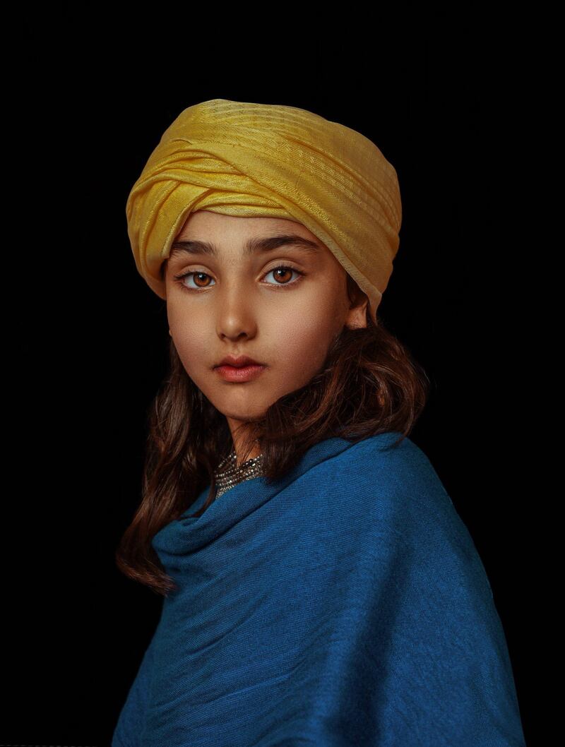 'Lady in Turban' by Ali Raheem, from Iraq was shortlisted in week one