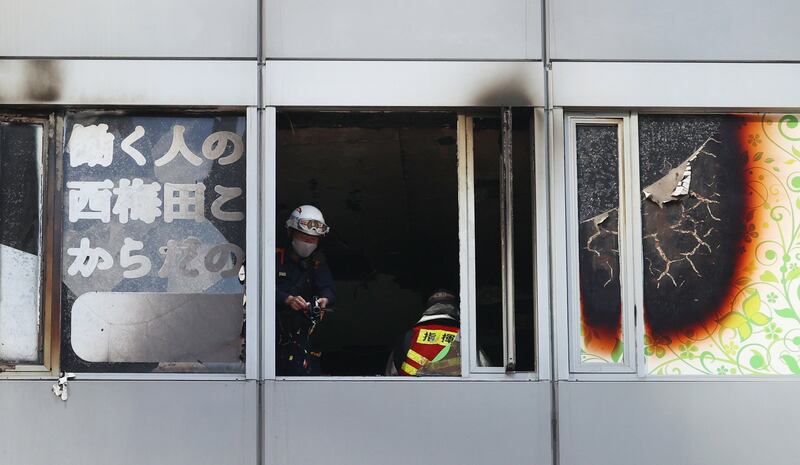 Twenty-four people died after a fire swept through a psychiatry clinic in the Japanese city of Osaka. EPA