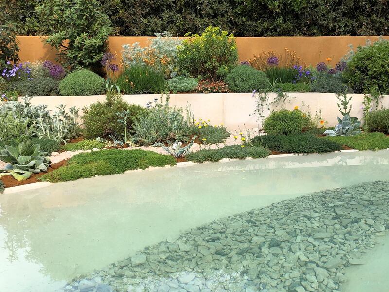 The Dubai Majlis Garden at RHS Chelsea Flower Show. Photo: Melanie Hunt