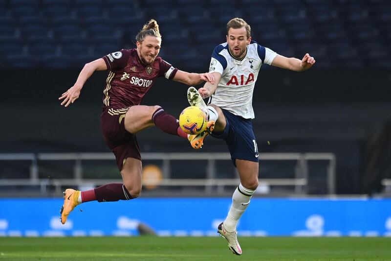 Luke Ayling - 6. Looked to bomb on from centre-back with the game fairly open in the first half but his defensive frailties were exposed once Spurs got their noses in front. AFP