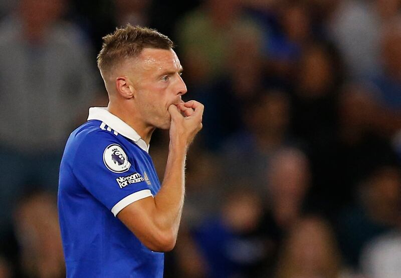 Jamie Vardy – 4 Struggled to have his usual impact against United. Isolated upfront and starved of a supply line, which gave him little chance against the visitors’ solid central pairing of Martinez and Varane. Booked for an overzealous late tackle on Malacia. Reuters