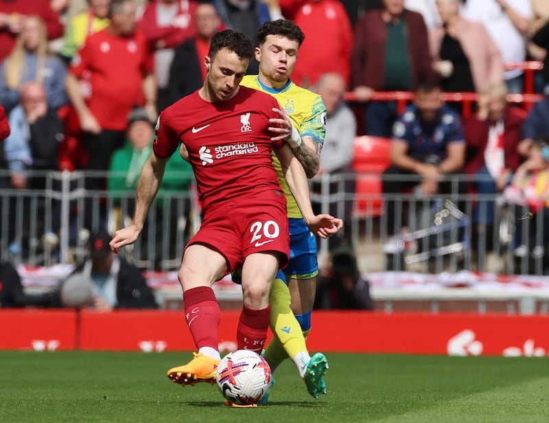 Diogo Jota – 9. Should have scored when he headed Alexander-Arnold's cross wide from just two yards out in the 38th minute. Made amends for his earlier miss but putting the Reds ahead from close range with a simple header after the break. Scored his second with a beautiful volley into the bottom corner in the 55th minute. Reuters