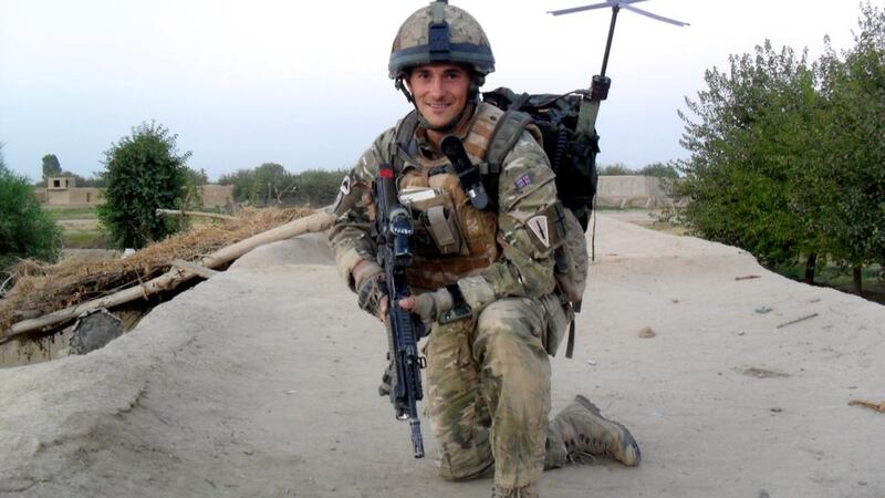 Johnny Mercer when he served in Helmand, Afghanistan. Photo: Johnny Mercer