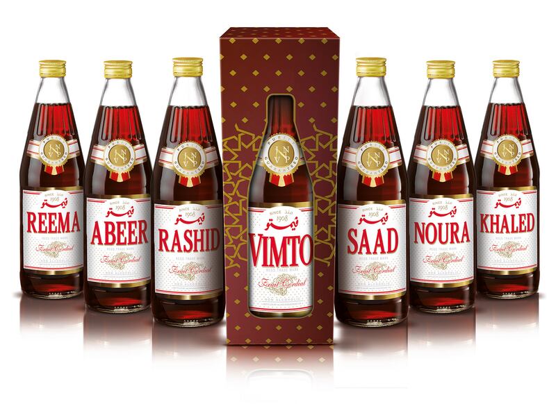This Ramadan, 2015, Vimto teams up with Bloomingdales Home-Dubai to launch personalized Vimto bottles.
CREDIT: Courtesy Vimto *** Local Caption ***  #MyVimto personalized bottles and gift box exclusively @ Bloomingdale's Home-Dubai AED 35 each (2).jpg