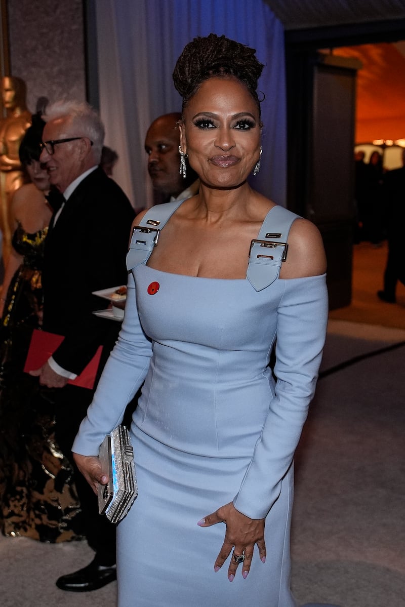Ava DuVernay attending the Governors Ball after the Oscars. AP