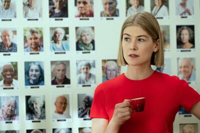 I Care A Lot:  Rosamund Pike as “Martha”. Photo Cr. Seacia Pavao / Netflix