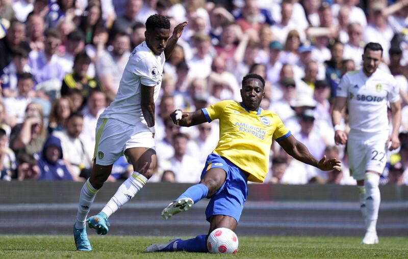 Junior Firpo, 5 - Overpowered and overrun out on the left-hand side as Leeds constantly found themselves in trouble. Saw his header from Raphinha’s corner sail over the bar. Booked for hacking down Bissouma having escaped a yellow in the first half. PA
