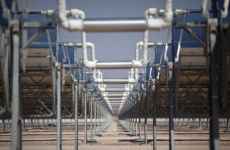 The Shams 1 solar project, inaugurated in March last year, is Masdar’s second solar plant. Silvia Razgova / The National