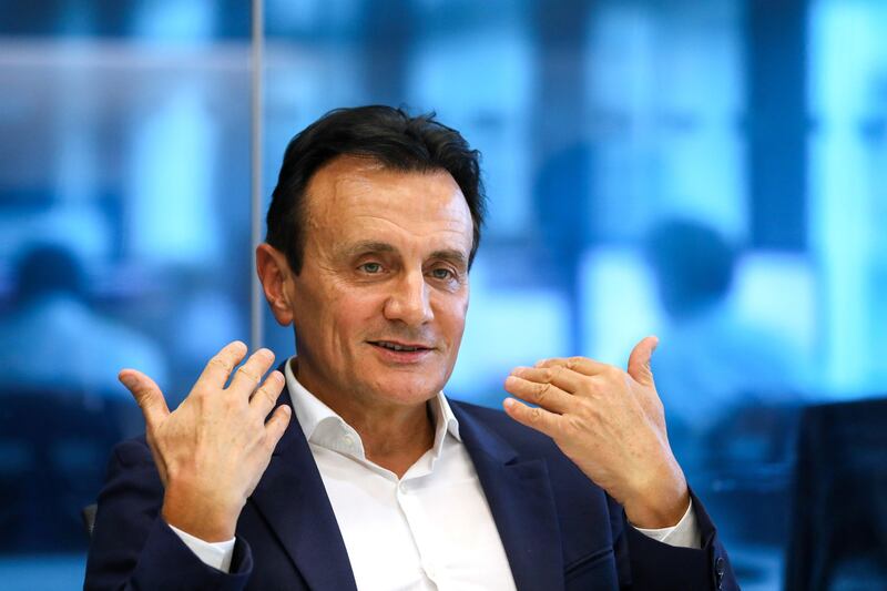 Pascal Soriot, chief executive officer of Astrazeneca Plc, speaks during an interview in London, U.K., on Monday, Sept. 4, 2017. Soriot��said he���s worried about the lack of progress in negotiations between the U.K. and the European Union on their future ties, which could impede sales of drugs in foreign markets after��Brexit. Photographer: Chris Ratcliffe/Bloomberg
