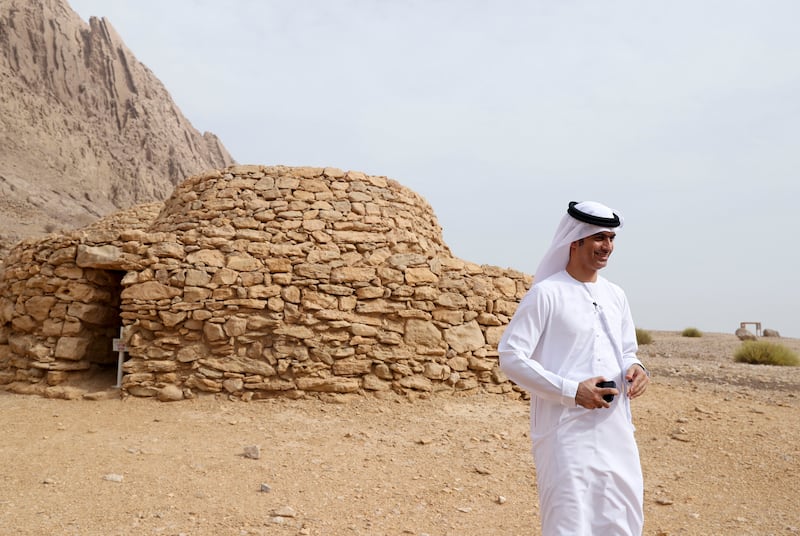 Abdullah Al Kaabi, Unit Head & Archaeological Survey at the Department of Cultural & Tourism Abu Dhabi, is proud of the tombs' heritage status.