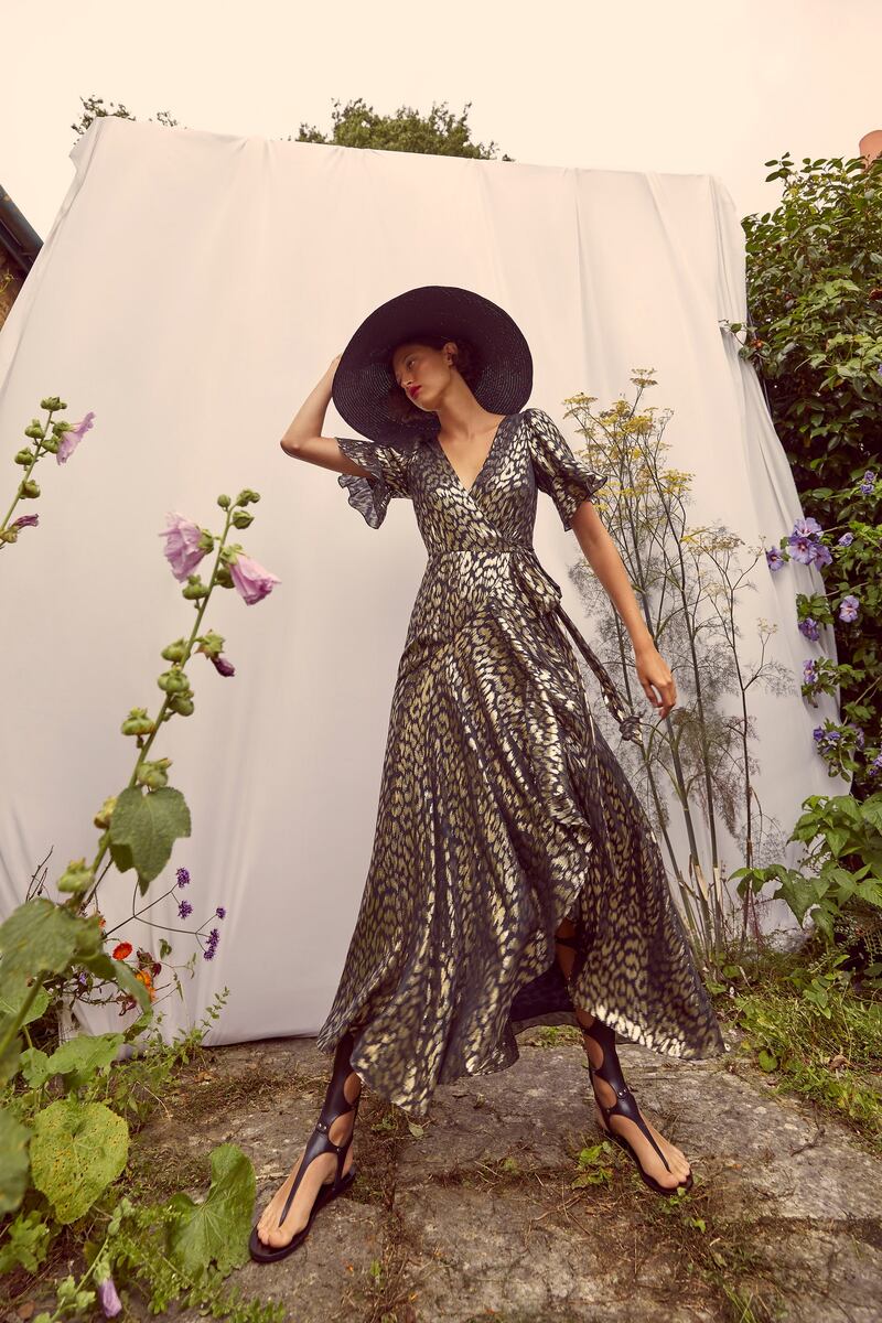 The 1970s featured heavily in the spring/summer 2022 collection by Temperley London.  Photo: Temperley London.