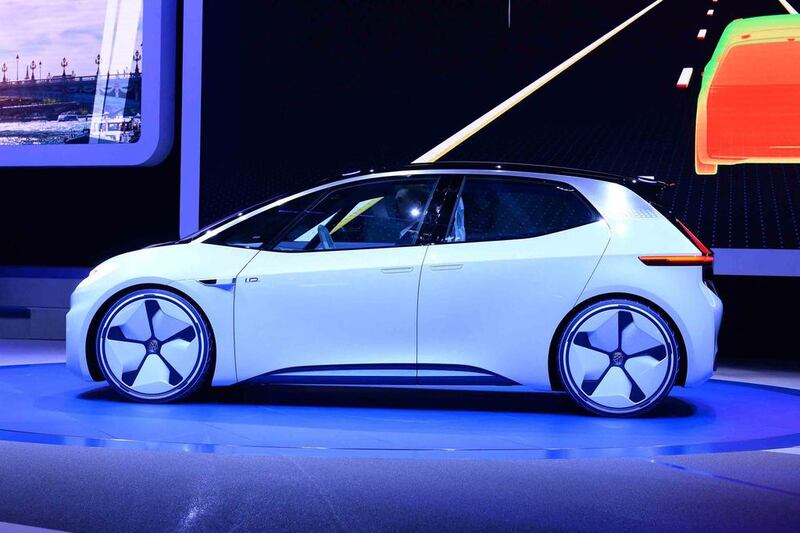 The concept ID by Volkswagen at the motor show. Eric Piermont / AFP