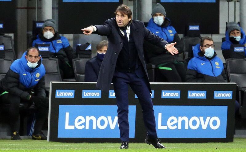 Inter Milan manager Antonio Conte. EPA