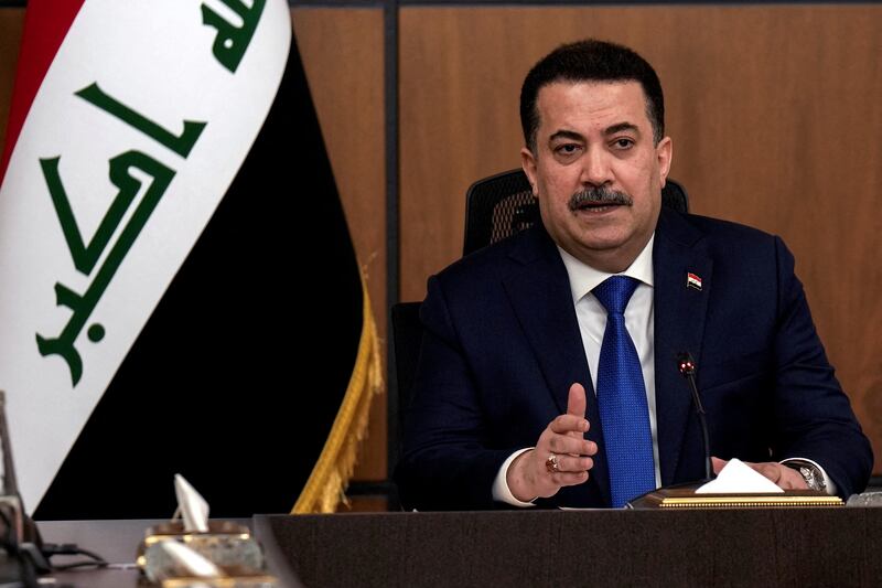 Iraqi Prime Minister Mohammed Shia Al Sudani says his country wants to deepen co-operation with other UN organisations. Reuters