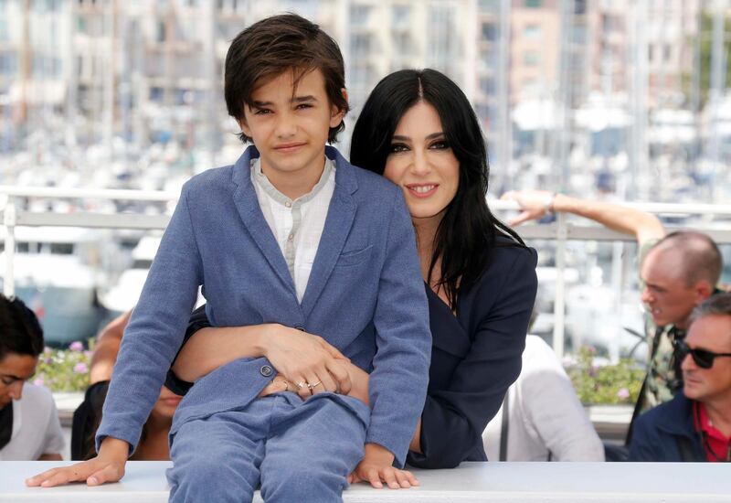 71st Cannes Film Festival - photocall for the film "Capernaum" (Capharnaum) in competition - Cannes, France May 18, 2018. Director Nadine Labaki and cast member Zain Al Rafeea. REUTERS/Regis Duvignau