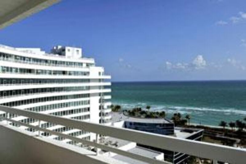 The  Fontainebleau Miami Beach Hotel was restored at a cost of US$1bn, just before the economic crisis of 2008.