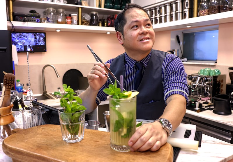 Alberto, who also runs a beverage consulting company, has been mixing and inventing new drinks for more than 25 years