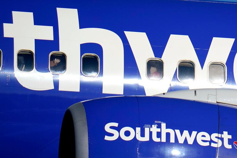 People are on a Southwest Airlines flight from Providence, Rhode Island, making its landing approach onto Baltimore-Washington International Thurgood Marshall Airport in Glen Burnie, Maryland. AP Photo