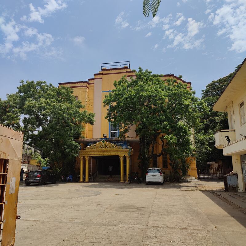 Formerly one of Mylapore's grand garden mansions, and later a cinema, Kamadhenu today is used as a wedding hall. Photo: Kalpana Sunder