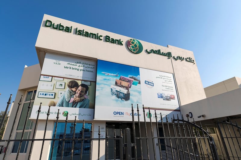 Dubai, United Arab Emirates - February 8th, 2018: General Views of Dubai Islamic Bank. Thursday, February 8th, 2018. Jumeirah Beach Road, Dubai. Chris Whiteoak / The National