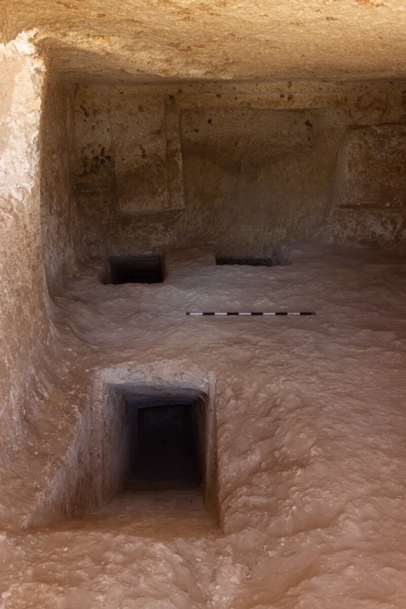 A view of the site where the tombs were discovered.  EPA