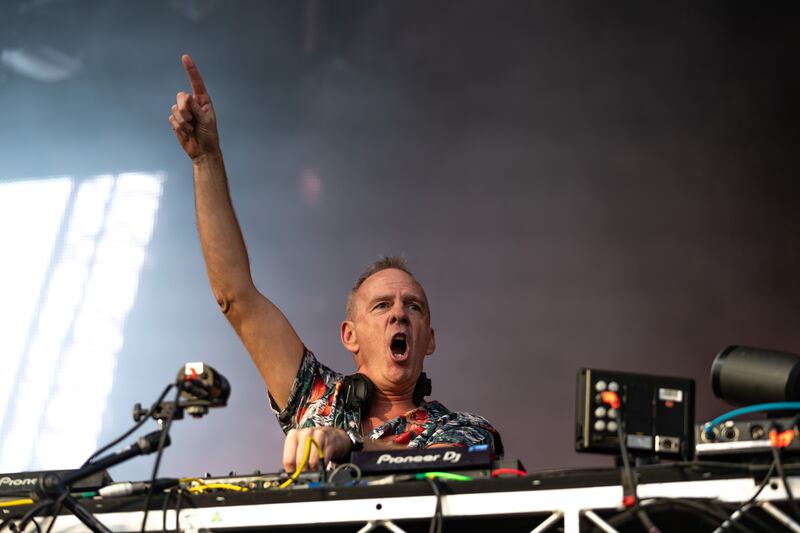 Fatboy Slim performing at the 2020 Australian Open in Melbourne. The British DJ, real name Norman Cook, will take to the Zero Gravity stage in Dubai on May 20. Getty Images