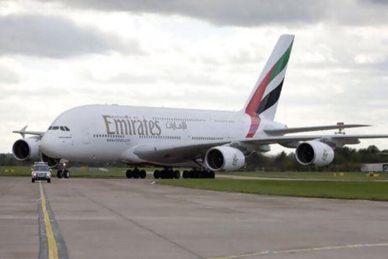 Emirates says it may need about 30 more A380 superjumbos to expand its network. Chris Ratcliffe / Bloomberg