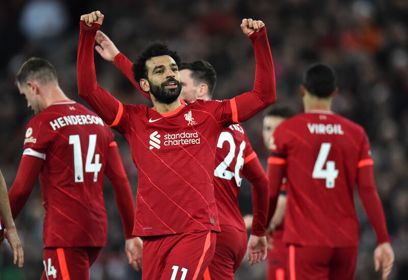 =1) Mohamed Salah (Liverpool) 23 goals in 35 games. EPA