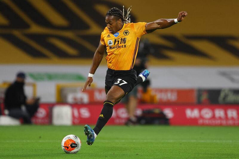 Wolverhampton Wanderers' Spanish midfielder Adama Traore. AFP