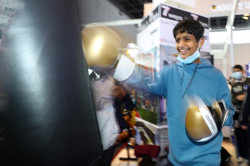 A school pupil at Getex. 