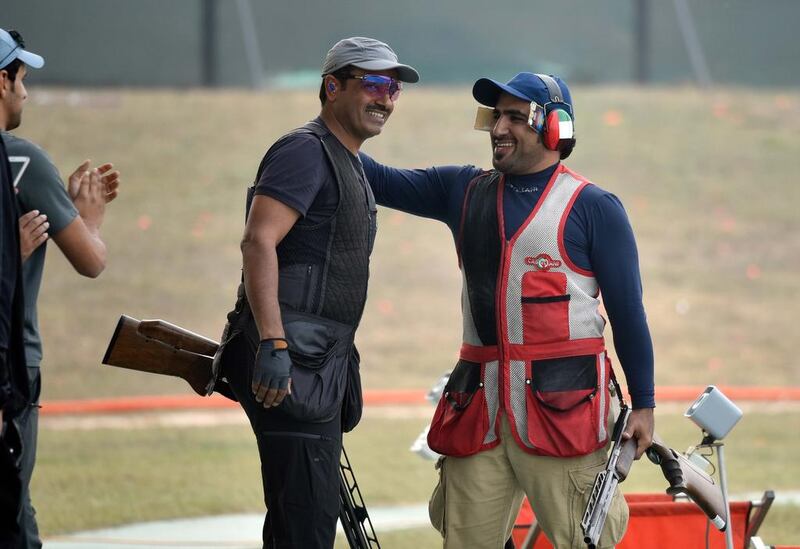 Khaled AL Kaabi on the left. (Getty Images)