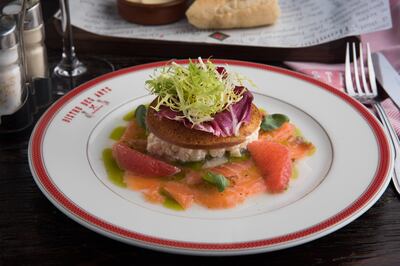 Cured salmon from Bistro des Arts