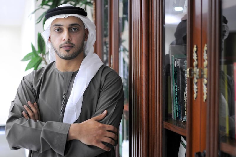 Humaid Al Dhaheri manages his family’s property portfolio. Delores Johnson / The National