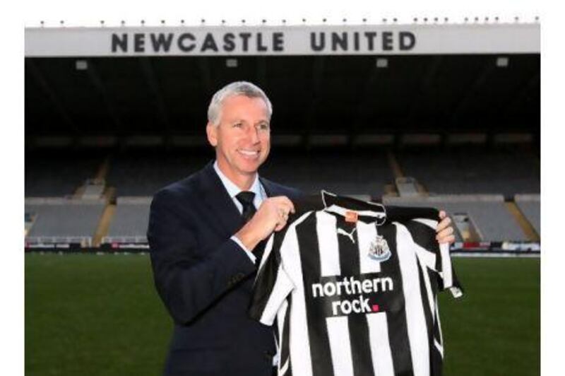 Alan Pardew may feel the empty seats at St James' Park reflect the number of fans who wanted him as Newcastle's new manager. Scott Heppell / AP Photo