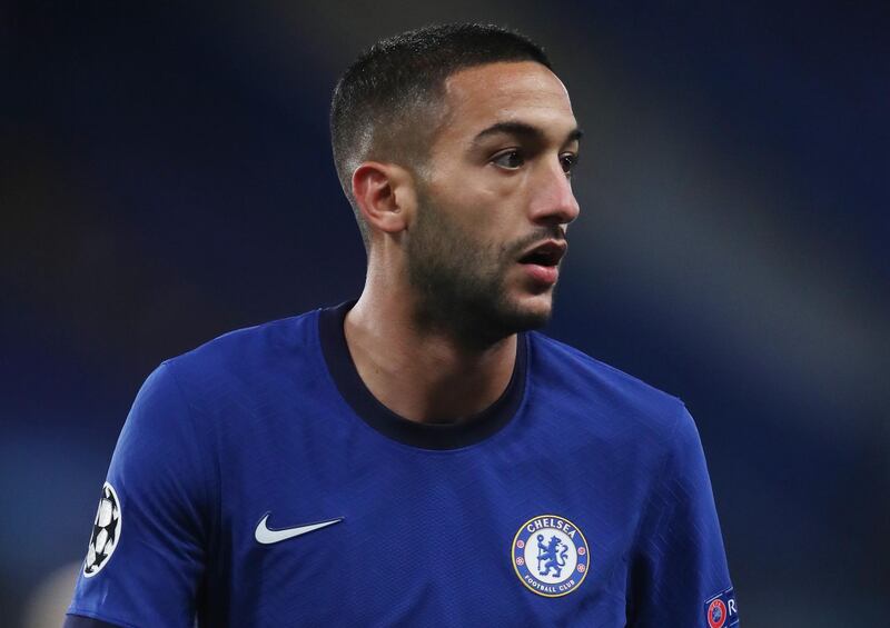 Hakim Ziyech of Chelsea. EPA