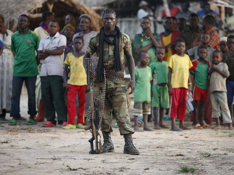 A Seleka fighter stands in a village close to the border of the Democratic Republic of Congo. Goran Tomasevic / Reuters