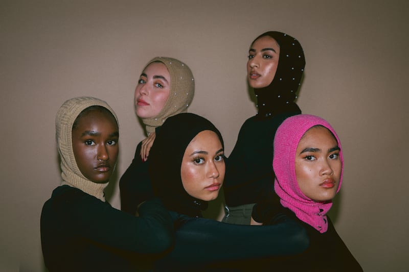 The Velaclava collection by American headscarf brand Vela is made especially for hijab-wearing women. Photo: Gabella Correa