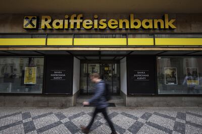 Raiffeisen Bank International has said its net interest income in the Czech Republic took an €8 million hit in the fourth quarter. Bloomberg