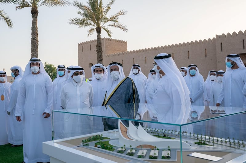 The Ruler of Sharjah, Sheikh Dr Sultan bin Muhammad Al Qasimi, opened Khor Kalba Fort and also viewed plans for a new museum. Wam