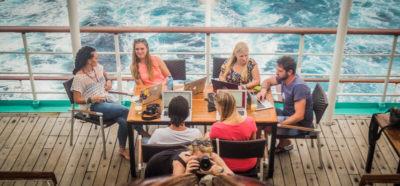 Life aboard Nomad Cruise. Courtesy Nomad Cruise