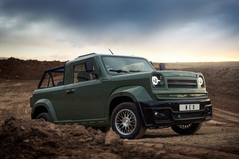 The $20,000 Neo Motors jeep on show at Gitex Africa. All Photos: Neo Motors