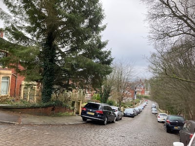 The street in Blackburn where Faisal Akram grew up. Nicky Harley / The National