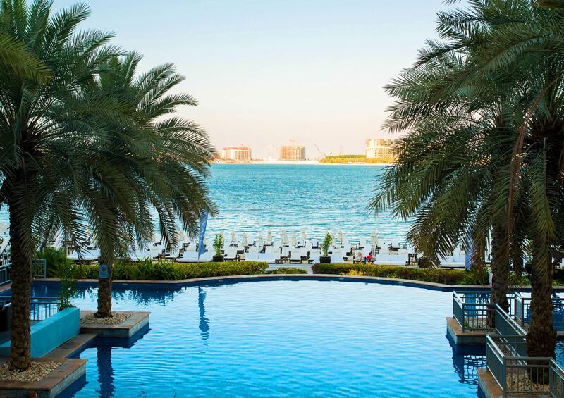 Infinity pool views at Riva Beach Club.