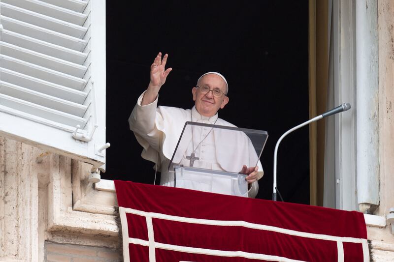 Pope Francis, above, will visit South Sudan together with Archbishop of Canterbury Justin Welby and Jim Wallace, Moderator of the Church of Scotland.  Reuters