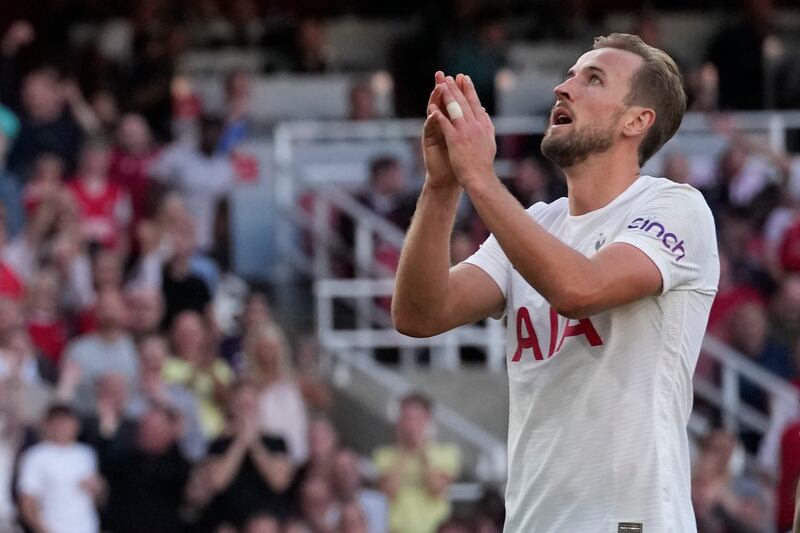 Harry Kane - 6: Miserable first half; blazed shot into stand, fell over ball, caught in possession by Partey, tackle teed-up Saka for second goal and stuck free header wide of target. Two second-half chances – one saved, one lobbed just wide when clean through. AP