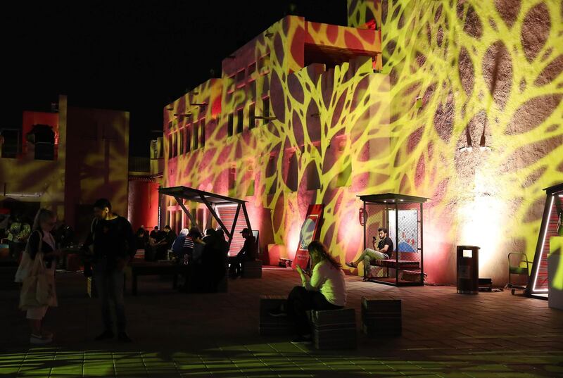 DUBAI, UNITED ARAB EMIRATES, Jan 09  – 2020 :- Visitors at the Al Shindagha Days culture festival held at Al Shindagha Heritage District in Dubai. (Pawan Singh / The National) Photo essay for Weekend. Story by Katy Gillett 